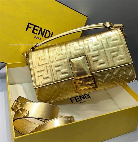 fendi logo bag replica|genuine fendi baguette.